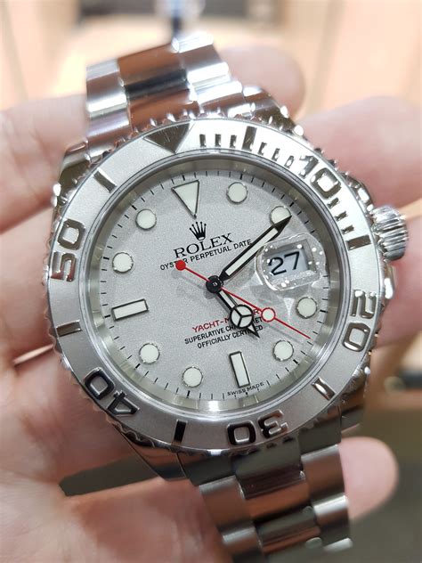 rolex yachtmaster bezel replacement|platinum yacht rolex bezel.